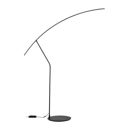 Ondaluce - Reguliuojama LED grindinė lempa FOLAGA LED/30W/230V 190 cm juoda