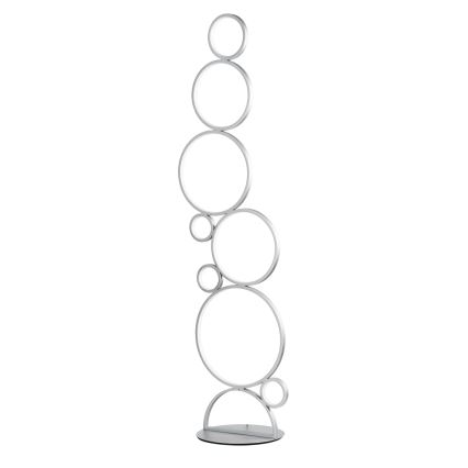 Ondaluce - reguliuojama LED grindinė lempa POIS LED/52W/230V 160 cm sidabrinė