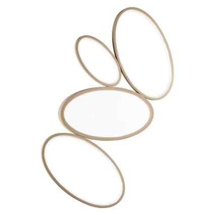 Ondaluce - reguliuojamas LED lubinis šviestuvas RICE LED/34W/230V 45x80 cm aukso spalvos