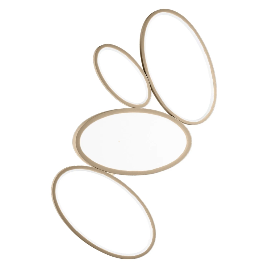 Ondaluce - reguliuojamas LED lubinis šviestuvas RICE LED/34W/230V 45x80 cm aukso spalvos