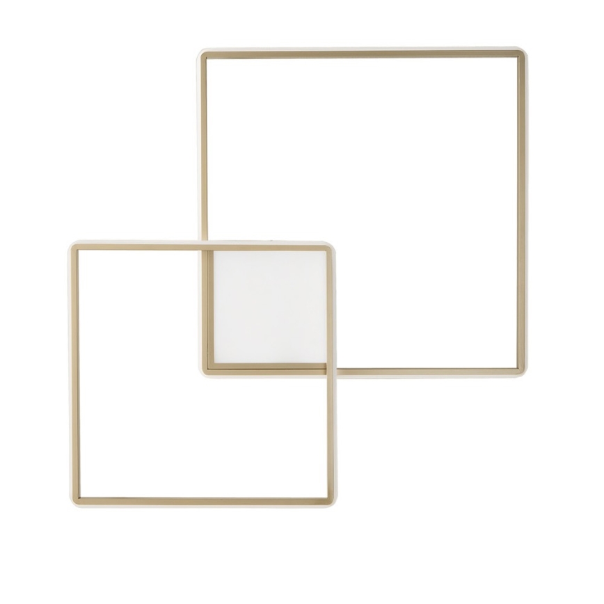 Ondaluce - Reguliuojamas LED lubų šviestuvas DOWEL LED/46W/230V auksinis