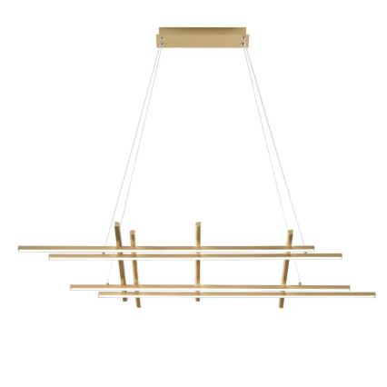 Ondaluce - reguliuojamas LED pakabinamas šviestuvas ant laido MOVIDA LED/114W/230V auksinis