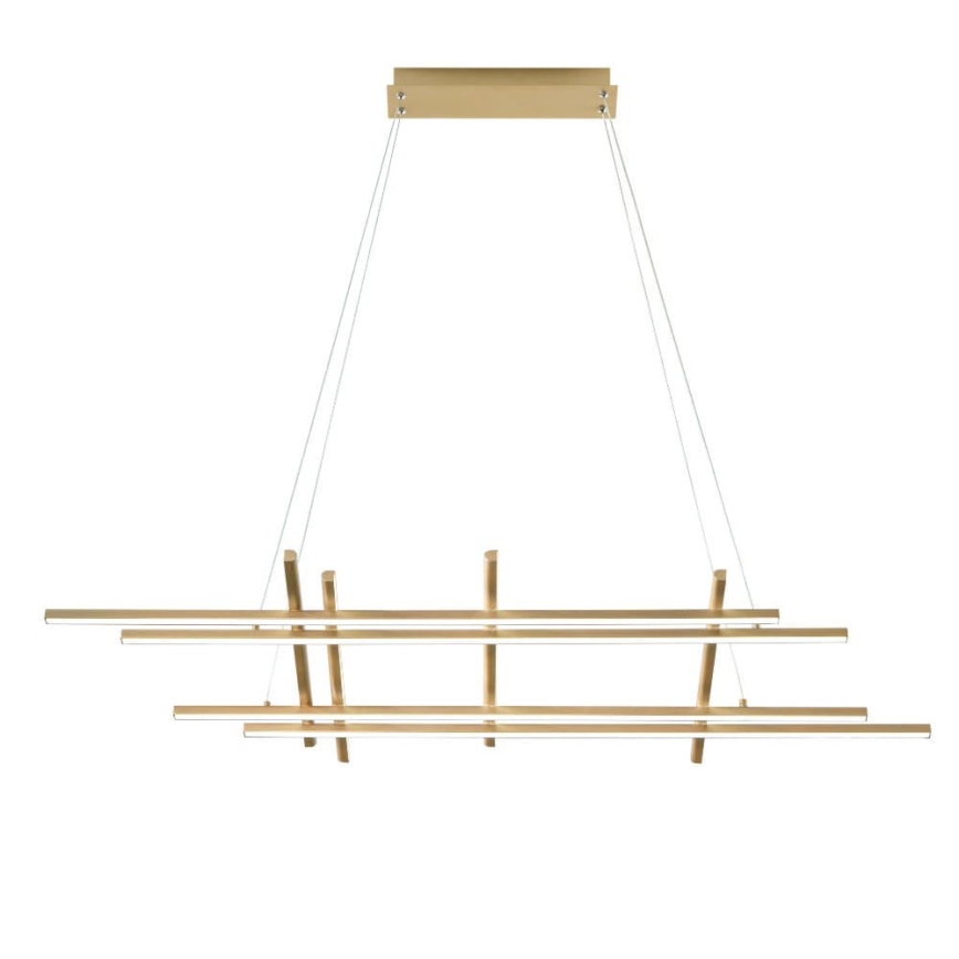 Ondaluce - reguliuojamas LED pakabinamas šviestuvas ant laido MOVIDA LED/114W/230V auksinis