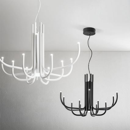 Ondaluce - reguliuojamas LED pakabinamas šviestuvas ant laido NOUVEAU LED/35W/230V juodas