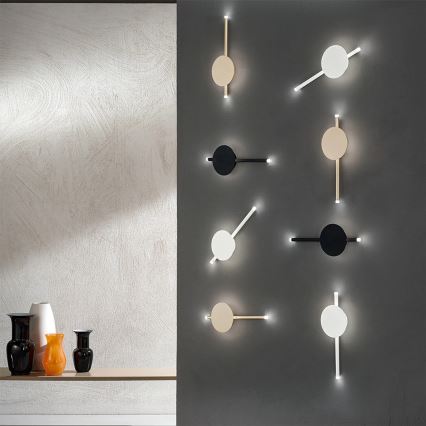 Ondaluce - reguliuojamas LED sieninis šviestuvas JAMES LED/16W/230V baltas