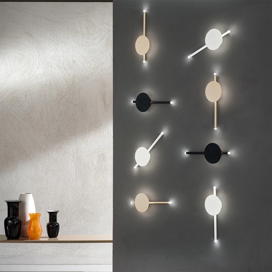 Ondaluce - reguliuojamas LED sieninis šviestuvas JAMES LED/16W/230V baltas