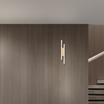 Ondaluce - reguliuojamas LED sieninis šviestuvas MOVIDA LED/16W/230V auksinis