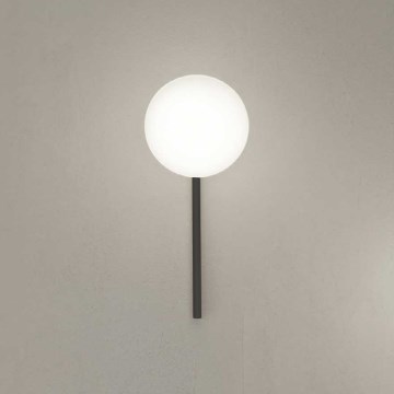 Ondaluce - Sieninis šviestuvas JEWEL 1xE14/10W/230V dūminė juoda