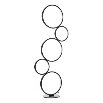 ONLI - LED grindinė lempa RINGS LED/58W/230V 4000K juoda