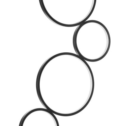 ONLI - LED grindinė lempa RINGS LED/58W/230V 4000K juoda