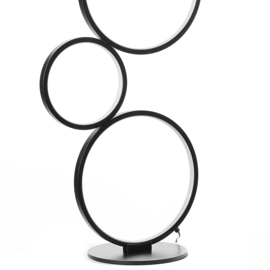 ONLI - LED grindinė lempa RINGS LED/58W/230V 4000K juoda