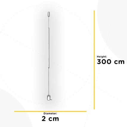 ONLI - LED grindinė lempa SIRILLA LED/20W/230V juoda