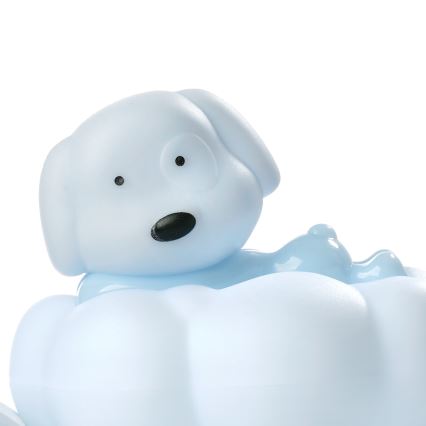 ONLI - LED Įkraunama vaikiška naktinė lempa NUVOLINA LED/2,5W/5V 300 mAh šuo/mėlyna