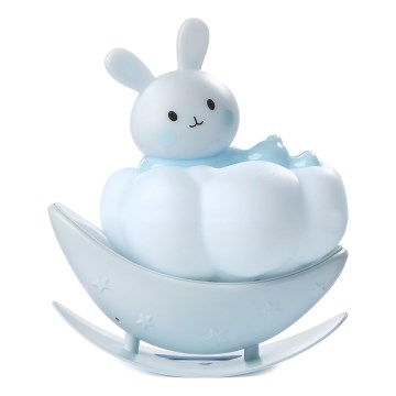 ONLI - LED įkraunama vaikiška naktinė švieselė NUVOLINA LED/2,5W/5V 300 mAh zuikutis/mėlyna