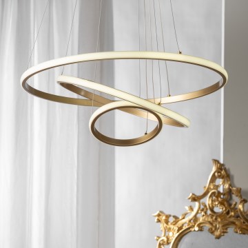 ONLI - LED liustra ant troselio NOELIA LED/40W/230V auksinė