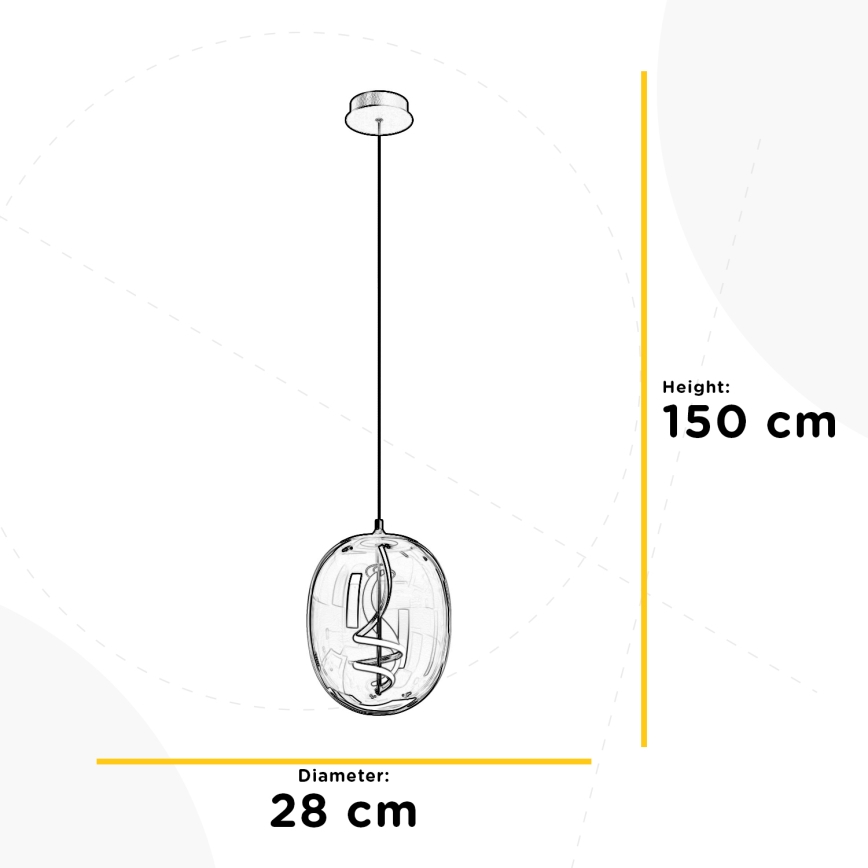 ONLI - LED Pakabinamas sietynas LILLY LED/12W/230V 4000K juoda