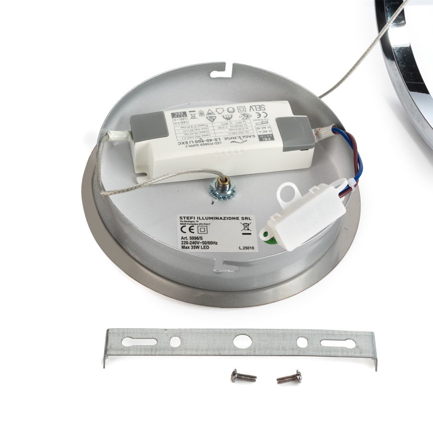 ONLI - LED Pakabinamas sietynas LOOP LED/40W/230V 4000K blizgus chromas