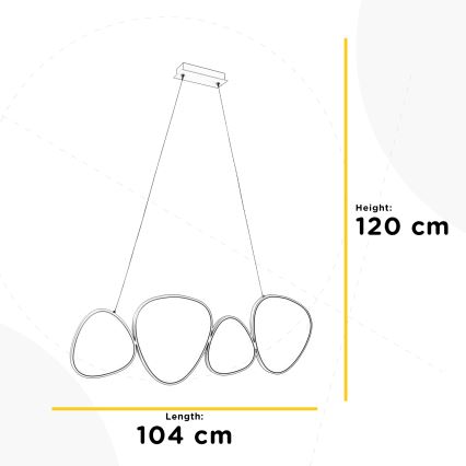 ONLI - LED Pakabinamas sietynas ROMEO LED/48W/230V 4000K balta