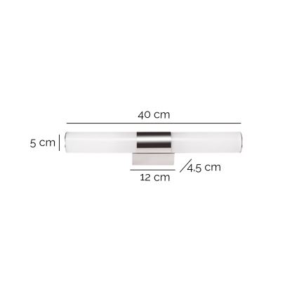 ONLI - LED paveiklo šviestuvas OBUT LED/8W/230V 4000K matinis chromas