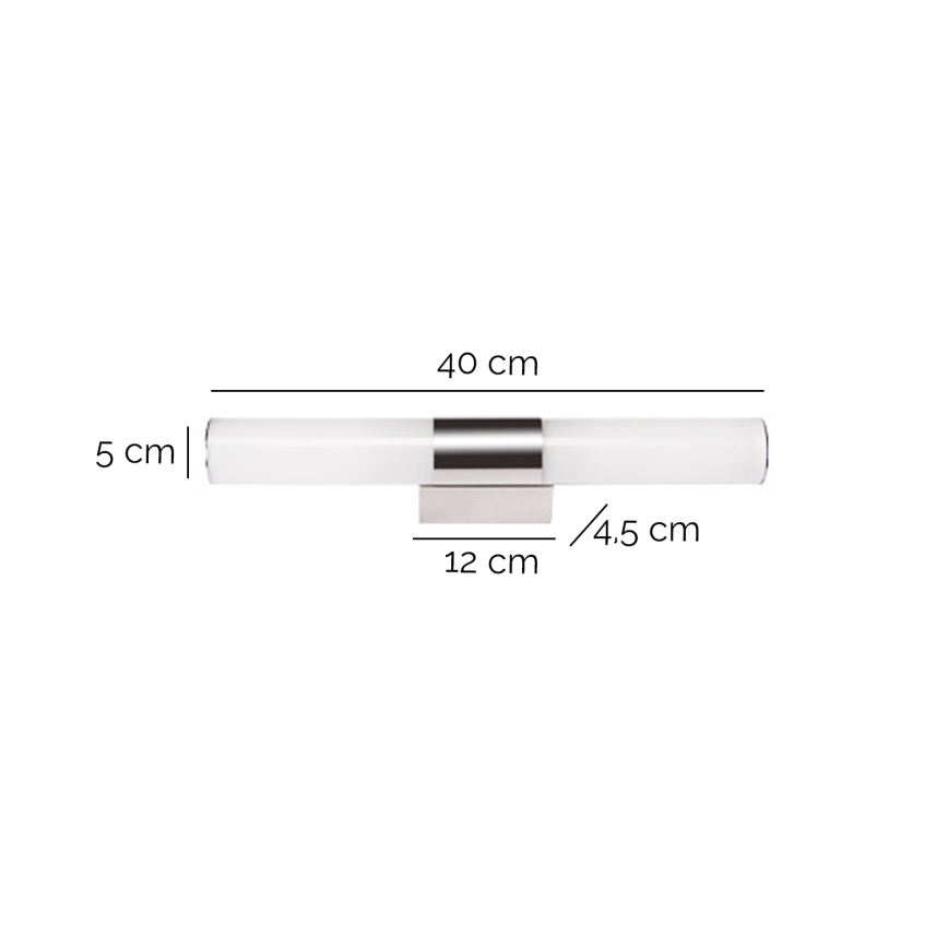 ONLI - LED paveiklo šviestuvas OBUT LED/8W/230V 4000K matinis chromas