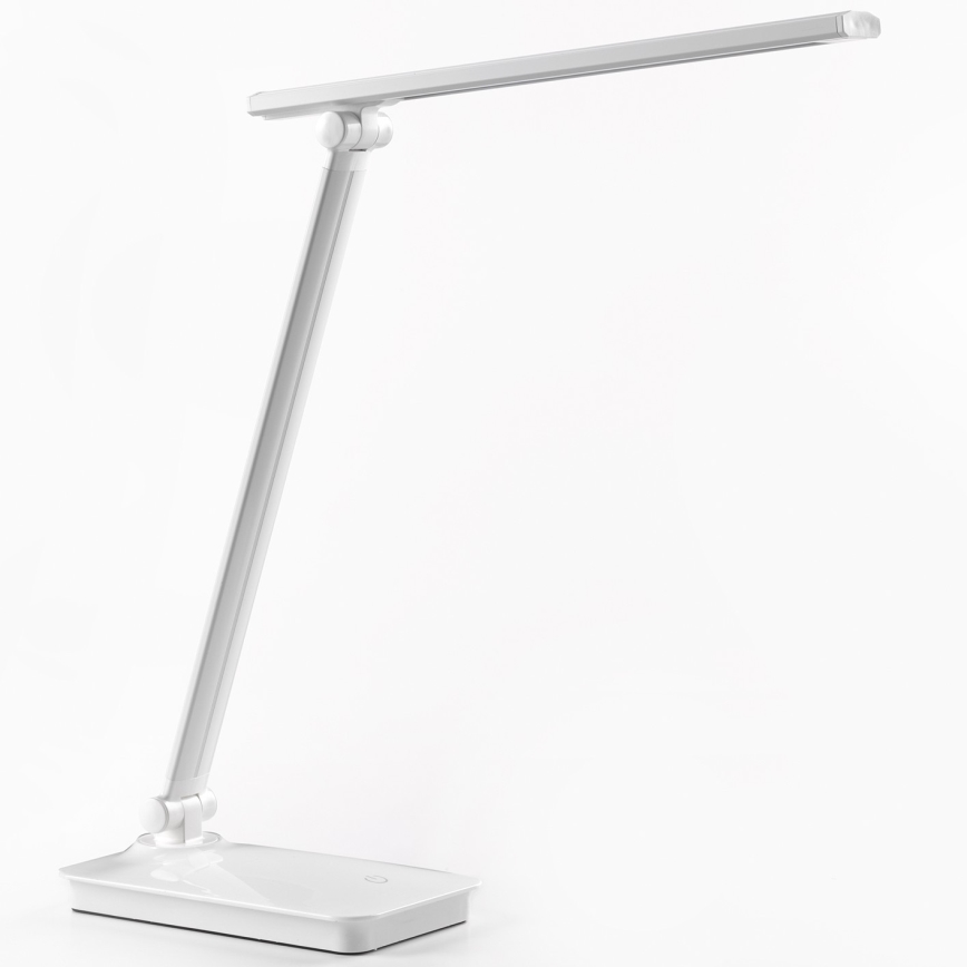 ONLI - LED Reguliuojama jutiklinė stalinė lempa su USB portem DESKI LED/7W/230V 4000K balta