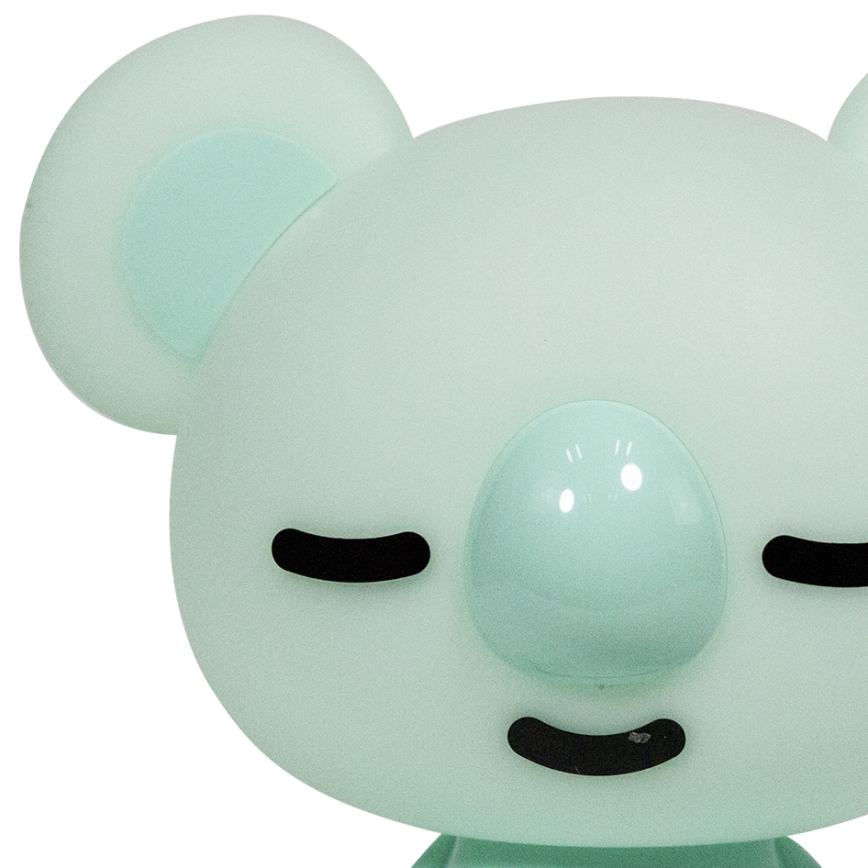 ONLI - LED Reguliuojama vaikiška naktinė lempelė PUPPIES LED/3W/230V 20 cm koala/žalia