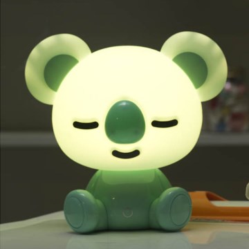 ONLI - LED Reguliuojama vaikiška naktinė lempelė PUPPIES LED/3W/230V 20 cm koala/žalia