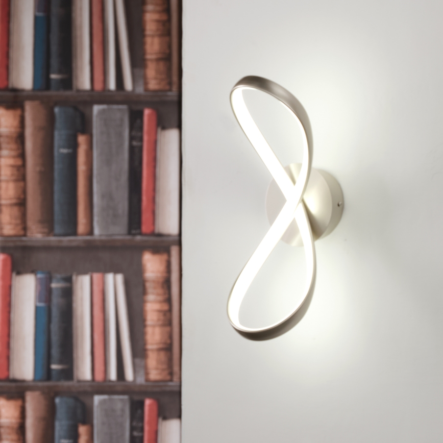 ONLI - LED sieninis šviestuvas INFINITY LED/15W/230V 4500K matinis chromas