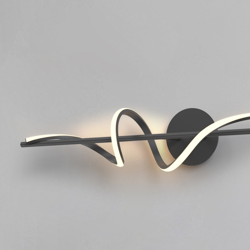 ONLI - LED sieninis šviestuvas TWIST LED/25W/230V 4000K juoda