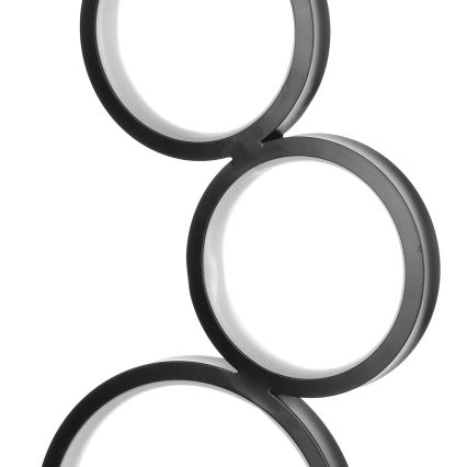 ONLI - LED stalinė lempa RINGS LED/17W/230V 4000K 37 cm juoda