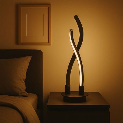 ONLI - LED stalinis šviestuvas DAFNE LED/12W/230V 4000K 48 cm juoda