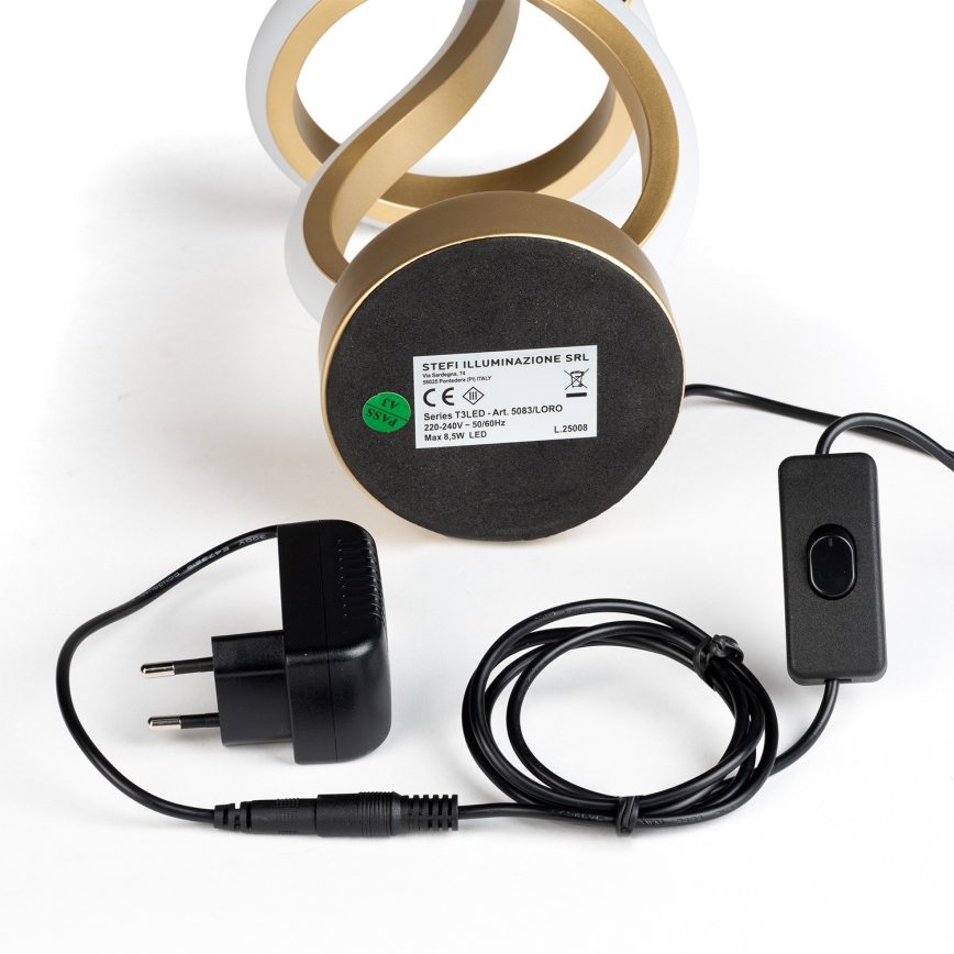 ONLI - LED stalinis šviestuvas KIRA LED/10W/230V 4000K 28 cm auksas