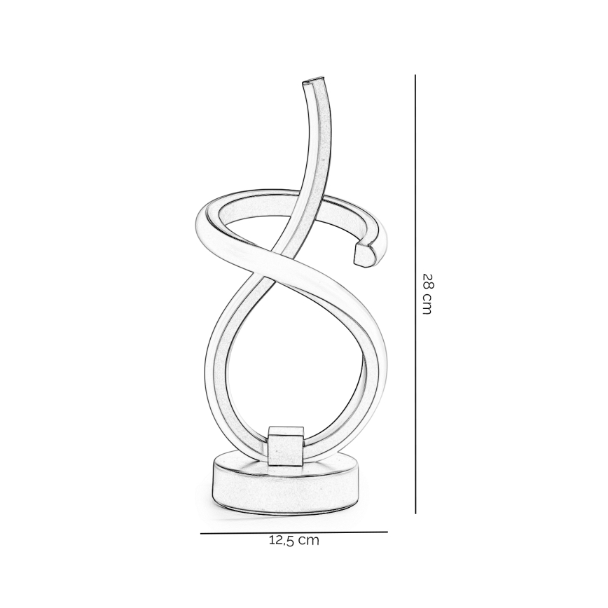 ONLI - LED stalinis šviestuvas KIRA LED/10W/230V 4000K 28 cm auksas