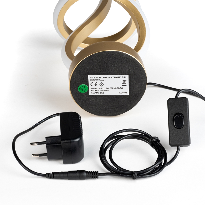 ONLI - LED stalinis šviestuvas KIRA LED/12W/230V 4000K 38,5 cm auksas