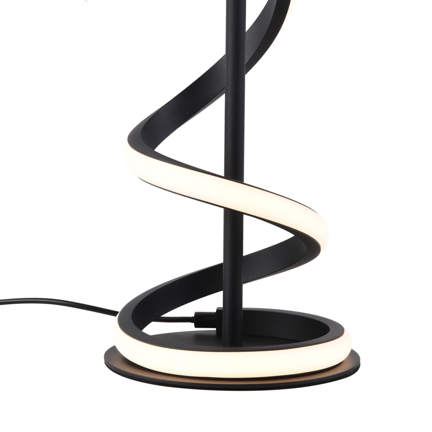 ONLI - LED stalinis šviestuvas TWIST LED/12W/230V 4000K 40 cm juoda