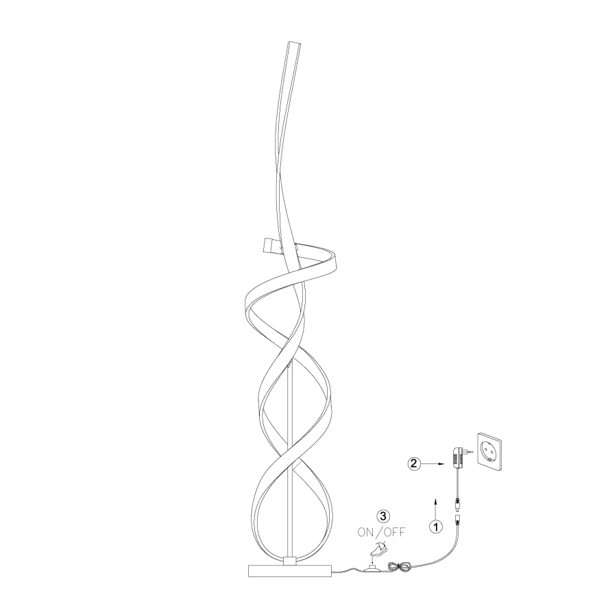 ONLI - LED toršeras KIRA LED/31W/230V 4000K auksas