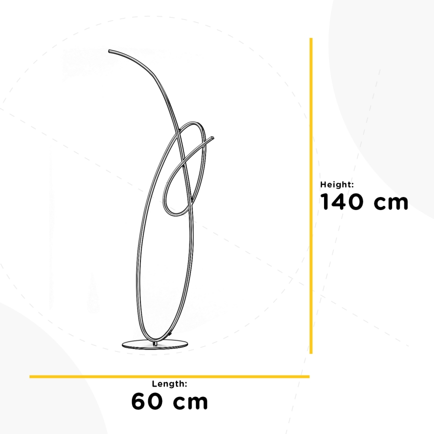 ONLI - LED toršeras SIGN LED/42W/230V 4000K auksas