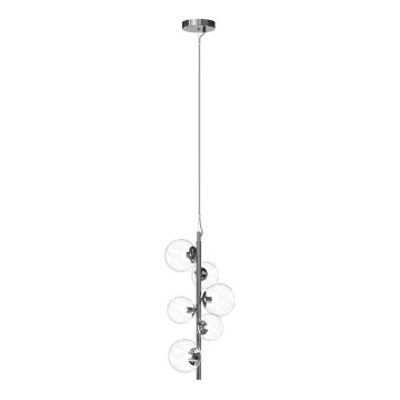 ONLI - Liustra ant laido KIMBERLY 6xG9/6W/230V blizgus chromas