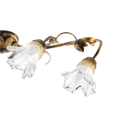 ONLI - Lubinis šviestuvas ARIANNA 4xE14/6W/230V bronzinis