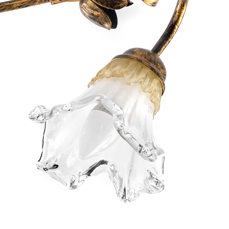 ONLI - Lubinis šviestuvas ARIANNA 4xE14/6W/230V bronzinis