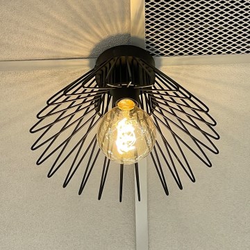 ONLI - Lubinis šviestuvas DUCCIO 1xE27/22W/230V diametras 30 cm juoda