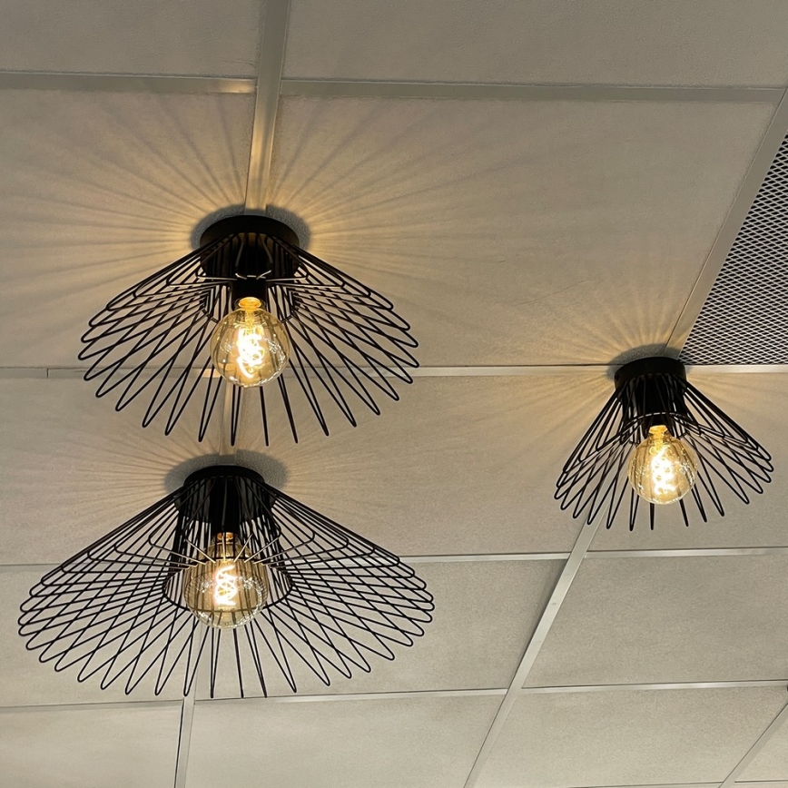 ONLI - Lubinis šviestuvas DUCCIO 1xE27/22W/230V diametras 40 cm juoda