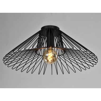ONLI - Lubinis šviestuvas DUCCIO 1xE27/22W/230V diametras 60 cm juoda