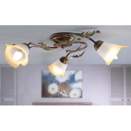 ONLI - Lubinis šviestuvas QUERCIA 3xE14/6W/230V