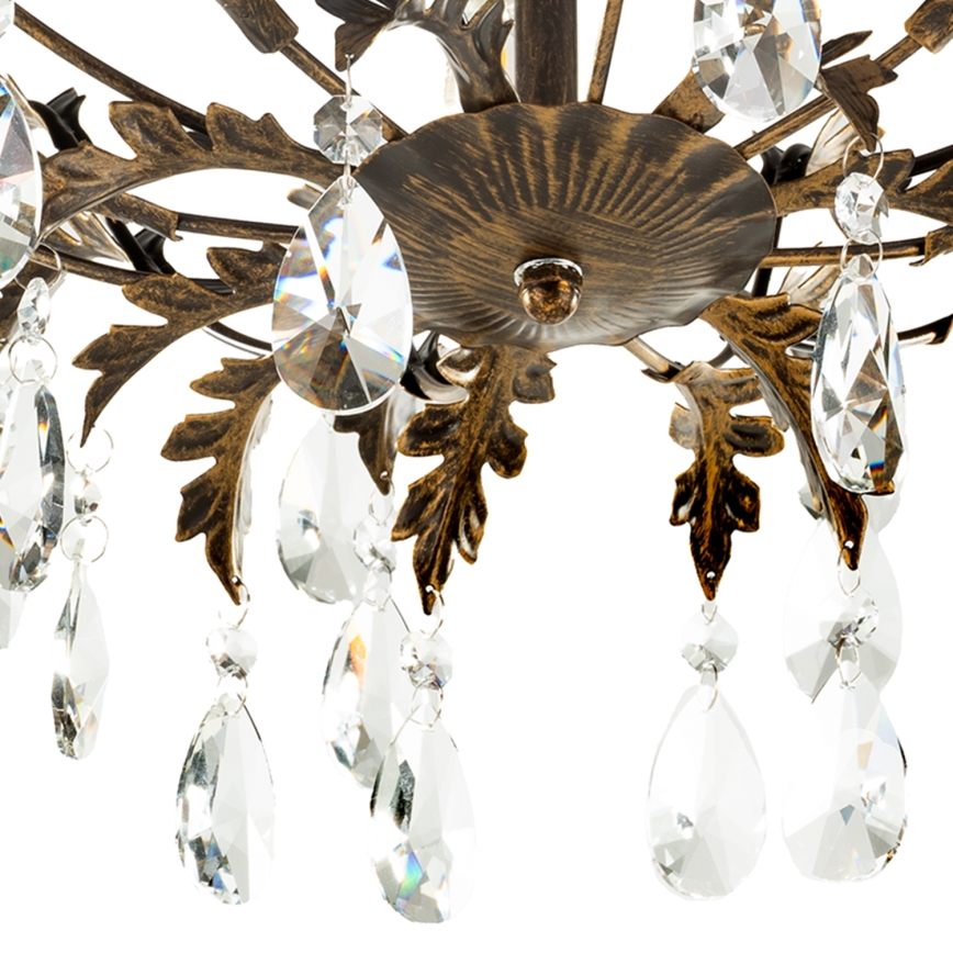 ONLI - Lubinis šviestuvas TERESA 3xE14/6W/230V bronzinis