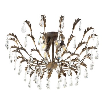 ONLI - Lubinis šviestuvas TERESA 5xE14/6W/230V bronzinis