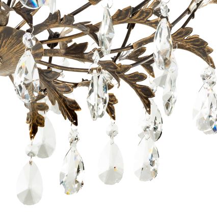 ONLI - Lubinis šviestuvas TERESA 5xE14/6W/230V bronzinis