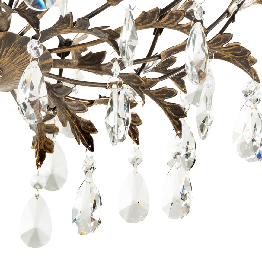 ONLI - Lubinis šviestuvas TERESA 5xE14/6W/230V bronzinis