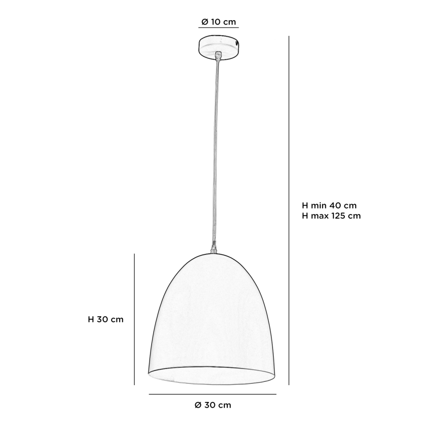 ONLI - Pakabinamas sietynas AMBETA 1xE14/6W/230V mėlyna