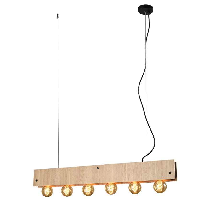 ONLI - Pakabinamas sietynas ARGO 6xE27/22W/230V smėlio spalva